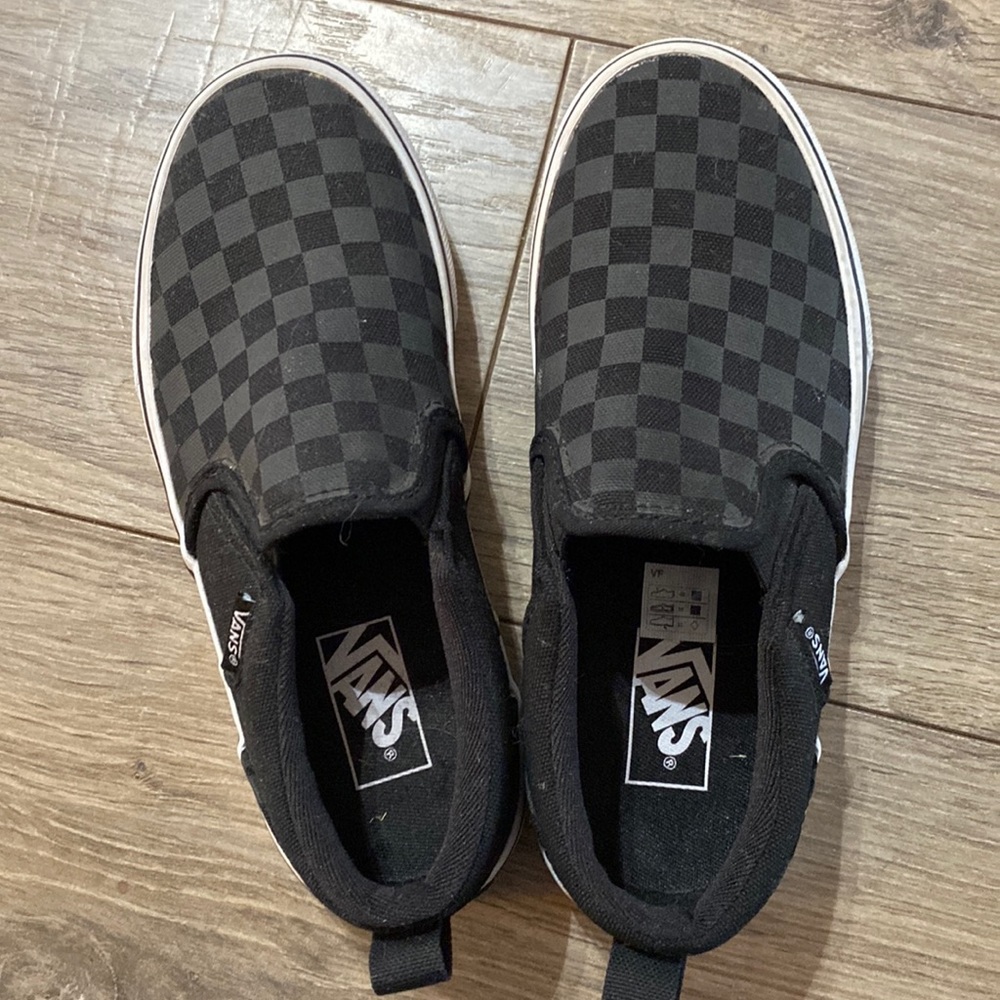 Vans Kids Checkerboard Slip-on